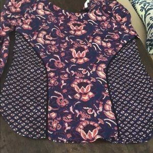 Veronica beard silk long sleeve top